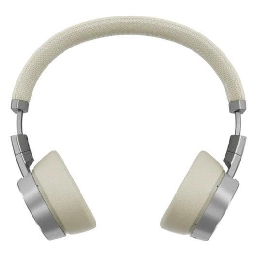 Auriculares Lenovo Yoga sem fios Bluetooth com Cancelamento Ativo de Ruído, microfone e cabo USB-C, cor mica branco