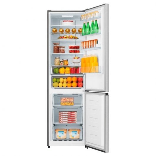 Hisense RB440N4ACD Réfrigérateur Combi No Frost D Acier Inoxydable