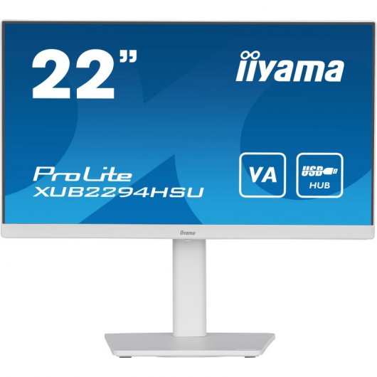 Iiyama ProLiteXUB2294HSU-W2 21,5" LED Full HD 75 Hz FreeSync Bianco