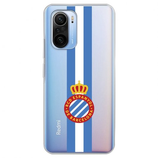 Funda Para Realme 12 Pro Plus 5G Del RCD Espanyol - Silicona Transparente Con Escudo Oficial