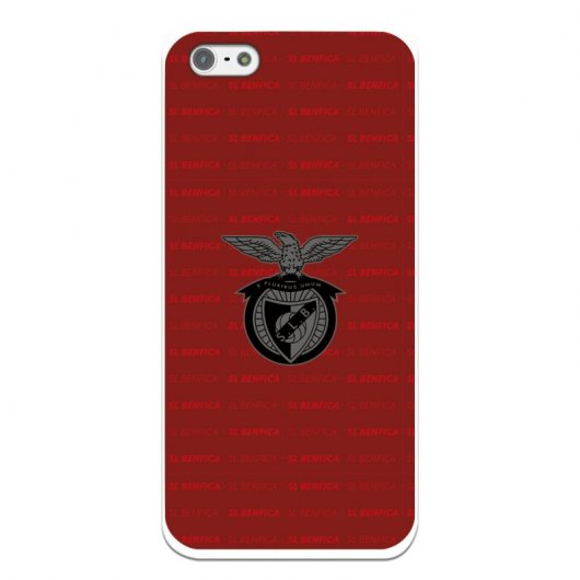 Funda Para Iphone 5 Del Escudo Fondo Granate  - Licencia Oficial Benfica