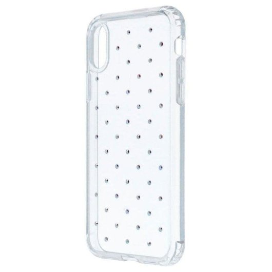 Funda para móvil La Casa de las Carcasas Silicona Transparente Brillante para iPhone X