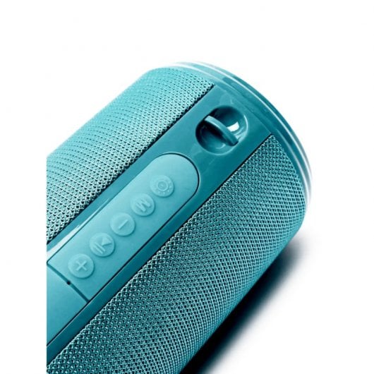 Klack 537 Altavoz Portátil Bluetooth con LED Turquesa