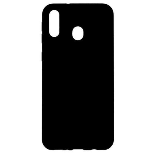 Funda para móvil La Casa de las Carcasas Ultra Suave Silicona Negra para Samsung Galaxy A20e
