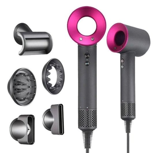Secador de Cabelo Profissional Klack Súper Hair Dryer 1600W 3 Velocidades Iónico com Acessórios