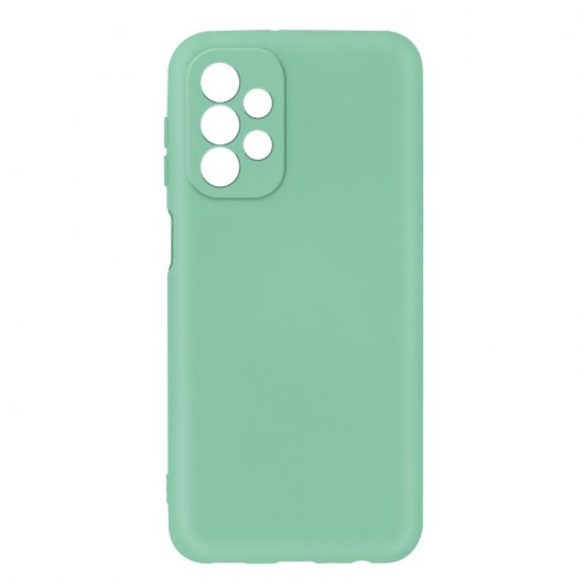 Avizar Funda de Silicona Semi Rígida Fina Soft-Touch Turquesa para Samsung Galaxy A23 5G