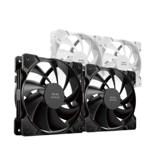 Mars Gaming MFPROX2W Kit 2x Ventoinhas 120mm Brancas