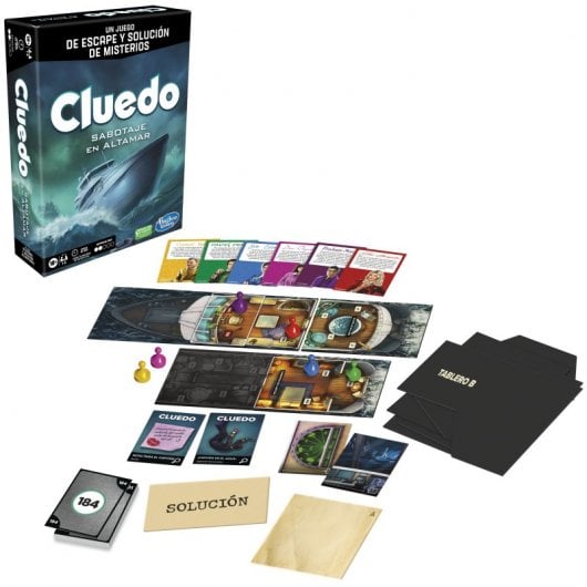 Hasbro Gaming Cluedo Sabotaggio in alto mare