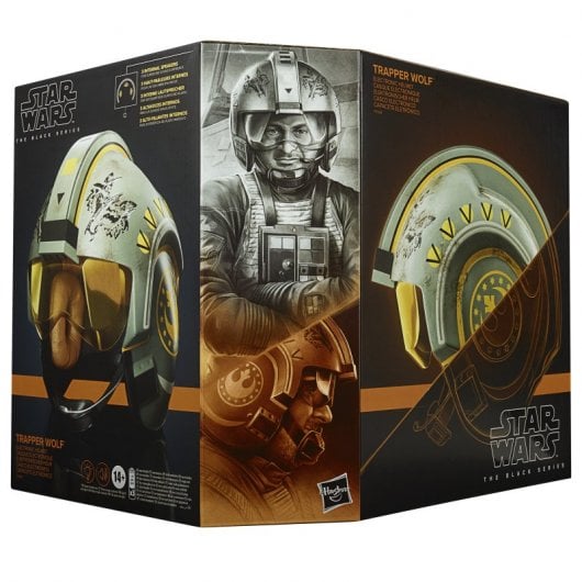 Star Wars The Black Series Trapper Wolf Casco Electrónico Tamaño Real