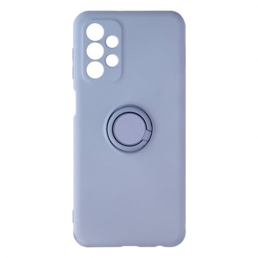 Avizar Funda Silicona Suave con Anillo de Soporte Lila para Samsung A23 5G/M23/M13