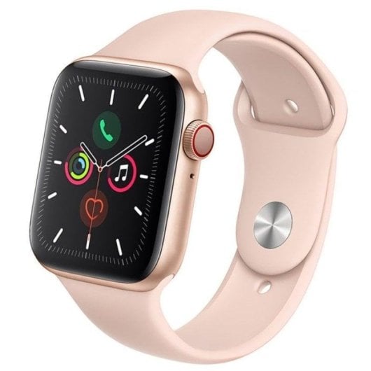 Klack X6 Bluetooth 39mm Ecrã TFT Rosa Pulsómetro SpO2 Monitor de Sono Tensiómetro