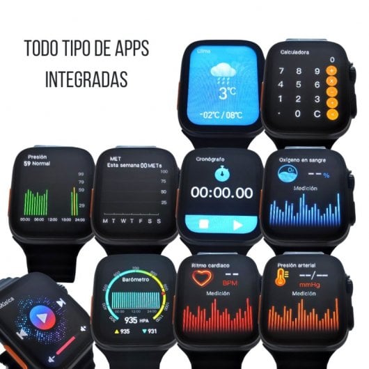 Klack X8 Ultra Smartwatch Edição Limitada Laranja