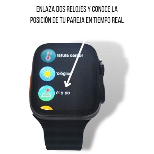 Klack X8 Ultra Bluetooth 49mm Ecrã HD Titânio Cinzento Resistente à água IP67 SpO2 Monitor de sono