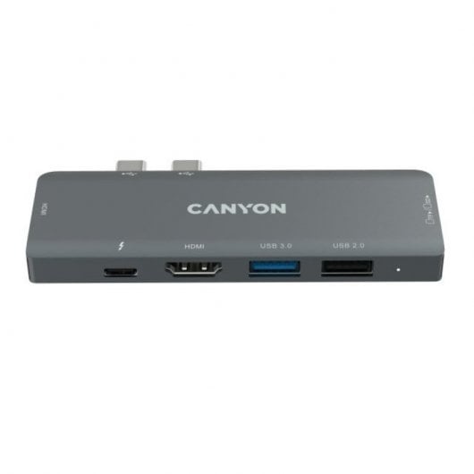 Canyon Station d'accueil USB-C Multiport 7 en 1 Gris
