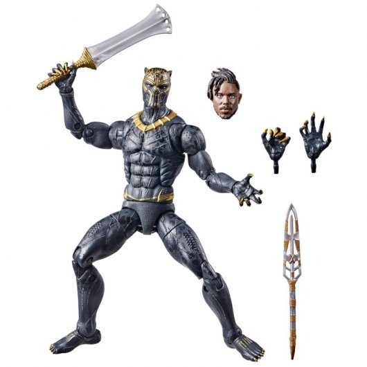 Figura originale Hasbro Black Panther Marvel Legends Series Erik Killmonger