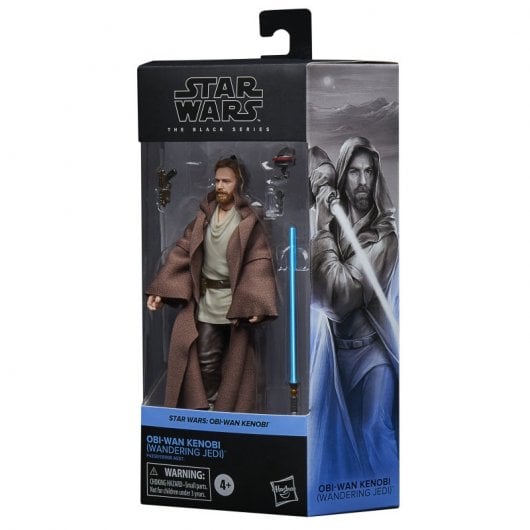Figura originale Hasbro Star Wars The Black Series Obi-wan Kenobi (Jedi errante).