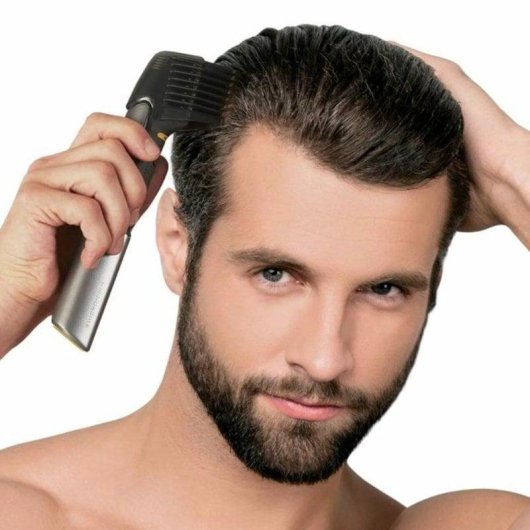 Máquina de Cortar Cabelo Klack Maquinilla Peine Sem Fio 5 Pentes Lâminas Titânio