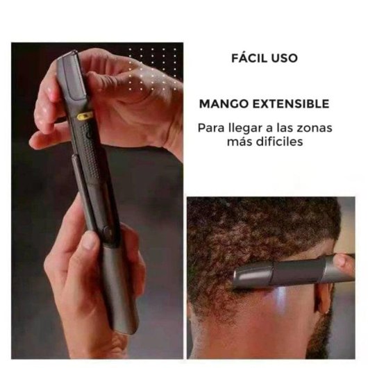 Máquina de Cortar Cabelo Klack Maquinilla Peine Sem Fio 5 Pentes Lâminas Titânio