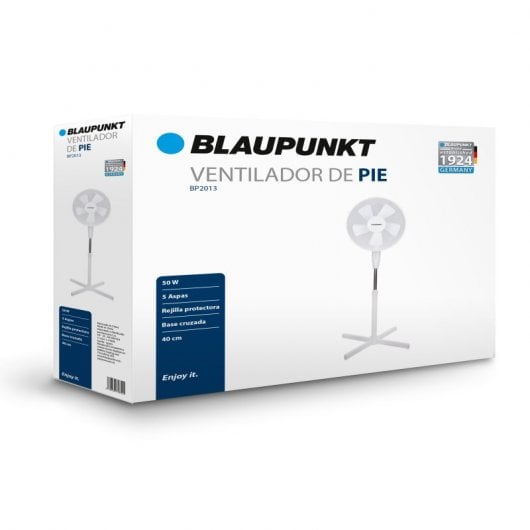 Blaupunkt BP2013 Ventilador de Pie 50W 40cm Blanco