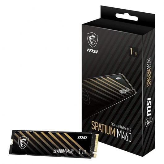 MSI Spatium M460 SSD 1 TB M.2 NVMe PCIe Gen4x4