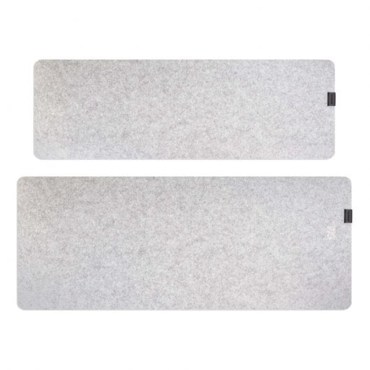Phoenix Sizigia Alfombrilla Gaming de Fieltro XL Gris Claro 100x40cm
