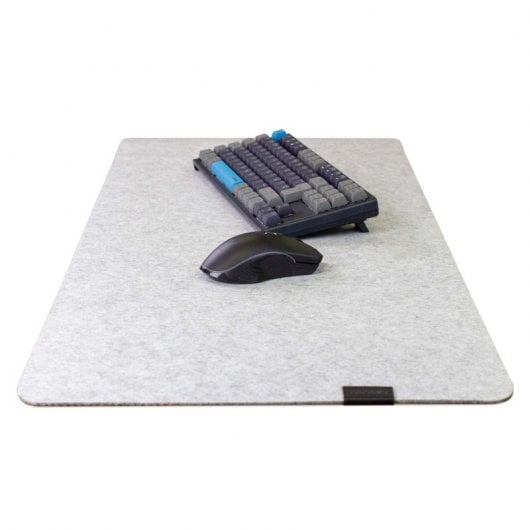 Phoenix Sizigia Alfombrilla Gaming de Fieltro XL Gris Claro 100x40cm