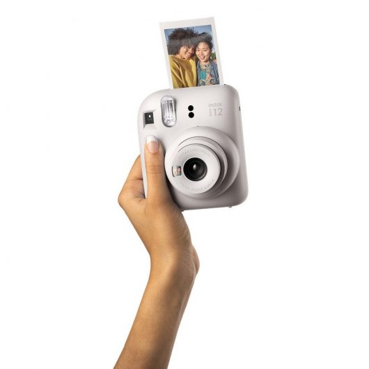 Fujifilm Instax Mini 12 Fotocamera istantanea Bianco argilla