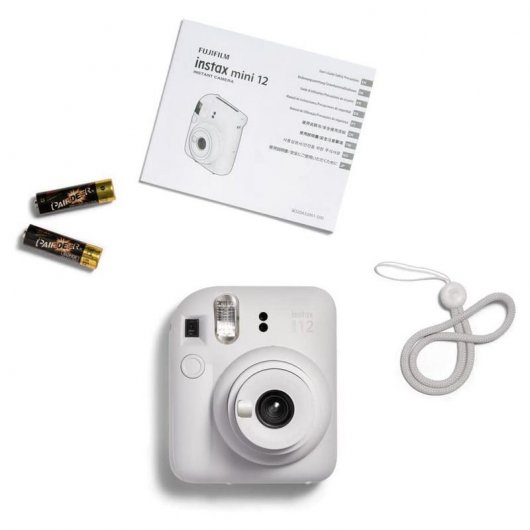 Fujifilm Instax Mini 12 Fotocamera istantanea Bianco argilla