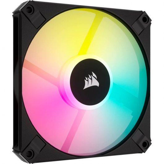 Corsair AF120 RGB Slim Ventilador con Rodamiento Dinámico de Fluidos PWM 120 mm Negro