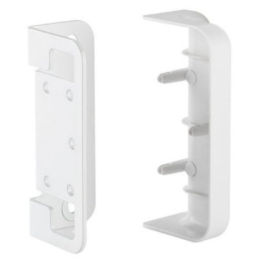 Kimex Kit de 2 Soportes de Pared para Riel Portaherramientas Máx. 50kg