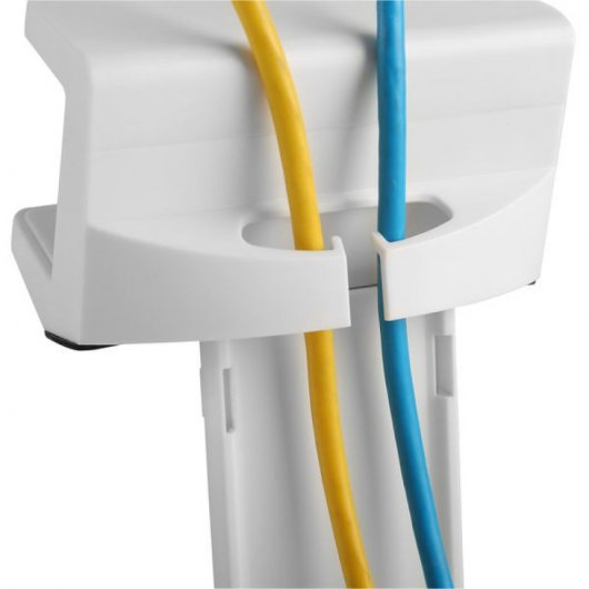 Kimex 150-3120 Support de table pour multiprises blanc