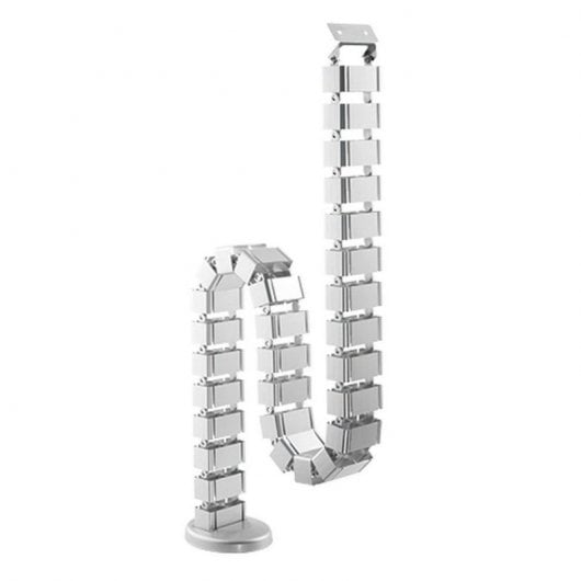 Kimex Columna Organizadora de Cables 130cm Gris