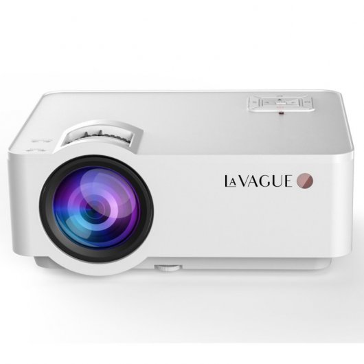 La Vague LV-HD320 Bundle Proyector LED HD 2500 Lúmenes + Pantalla 2.21x1.25m