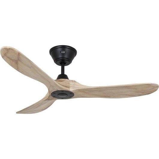 Ventilador de teto CasaFan 312218 Eco Genuino 122cm 3 pás madeira natural preto mate