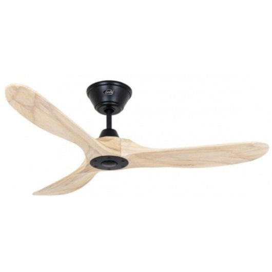 Ventilador de teto CasaFan 312218 Eco Genuino 122cm 3 pás madeira natural preto mate