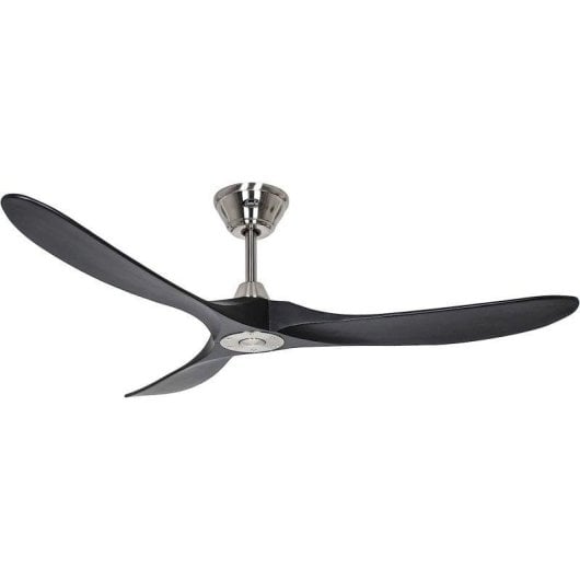 Deckenventilator CasaFan 315225 Eco Genuino 152 cm 3 Flügel Schwarz/Chrom DC