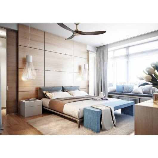 Deckenventilator CasaFan 315214 Eco Genuino 152 cm DC Holz/Nussbaum Fernbedienung