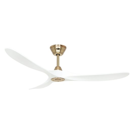CasaFan 315232 Eco Véritable Ventilateur de Plafond avec Télécommande 14W Blanc/Noyer