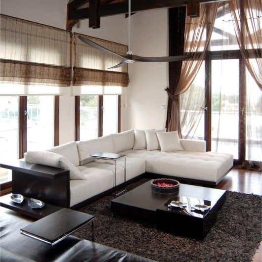 Deckenventilator CasaFan 318015 Eco Genuino 180cm Walnuss Chrom Fernbedienung