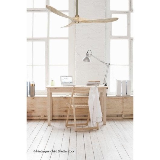 Ventilador de Teto CasaFan 315214 Eco Genuino 14W 152cm Latão Madeira