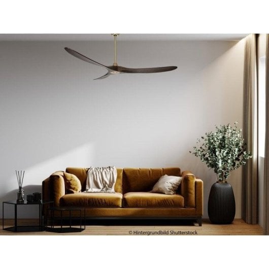 Ventilador de Teto CasaFan Eco Genuino 318021 180cm Latão/Madeira Natural DC