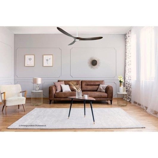 Ventoinha de Teto CasaFan Eco Genuino 318019 30W 152cm Nogueira Branco Comando