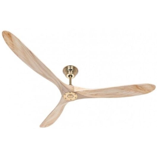 Ventilador de teto CasaFan 318018 Eco Genuino 180cm Latão/Madeira Natural DC