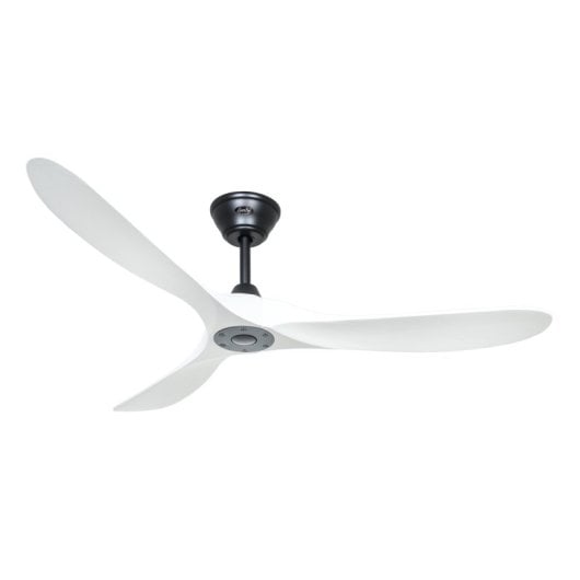 CasaFan 315226 Eco Véritable Ventilateur de Plafond avec Commande 14W 152cm Blanc/Noir