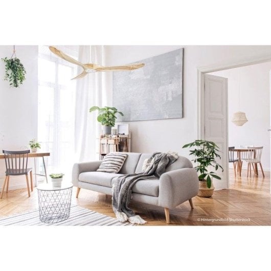 Ventilador de teto CasaFan 315214 Eco Genuino 152cm Madeira Natural/Branco