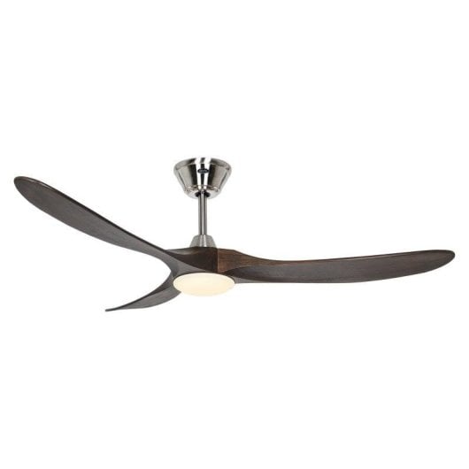 Ventilatore da soffitto CasaFan Eco Genuino-L 152cm LED Noce Cromo Telecomando