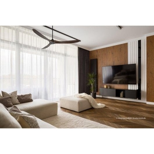 Ventilador de teto CasaFan 318017 Eco Genuino 180cm 30W Nogueira Controlo Remoto