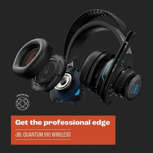 JBL Quantum 910 Wireless Auriculares Gaming Inalámbricos ANC PS5/PC