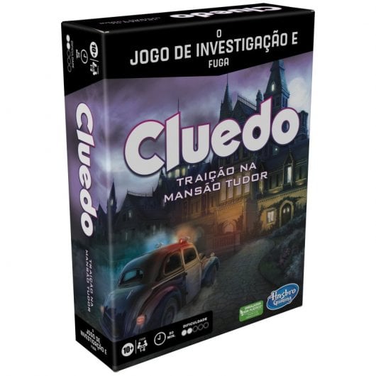 Hasbro Gaming Cluedo Traición en la Mansión Tudo en Portugués