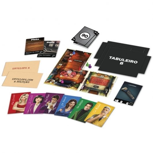 Hasbro Gaming Cluedo Traición en la Mansión Tudo en Portugués